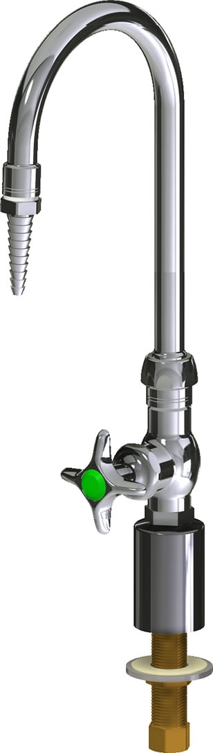 Chicago Faucets 985-B Deck Mounted Turret Single Water Inlet Fitting ...