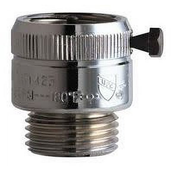 Chicago Faucets E27jk In-Line Vacuum Breaker Hose Thread Outlet - Chrome