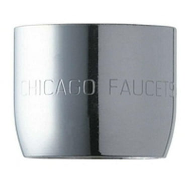 Chicago Faucets E3jkab 2.2 GPM Softflo Pressure Compensating Aerator - Chrome