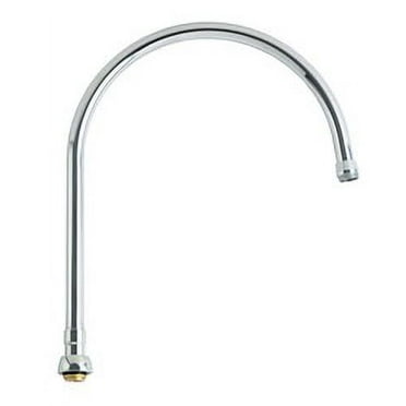 Chicago Faucets Gn10aswgjkab 10" High-Arch Gooseneck Swing Spout - Chrome
