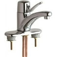 thumbnail image 1 of Chicago Faucets Single Lever Bathroom Sink Mixing Faucet With 4'' Centers, Chrome, Lead Free, 1 of 1