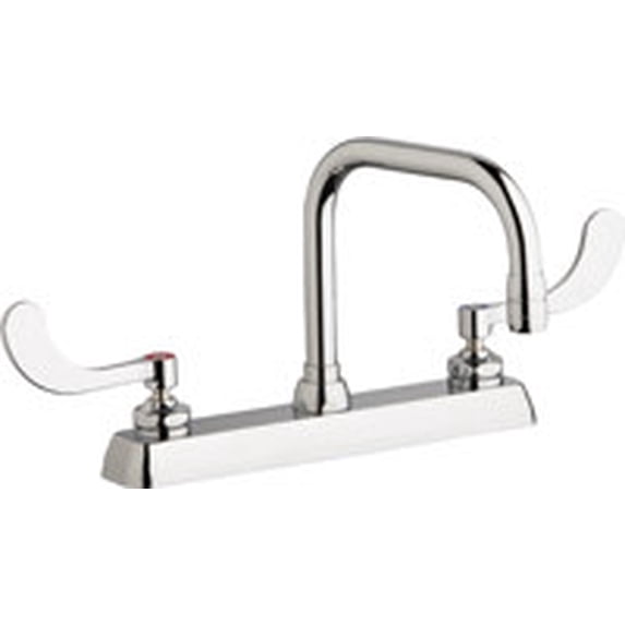 Chicago Faucets W8d-Db6ae35-317Ab Commercial Grade Centerset Laundry / Service Faucet -