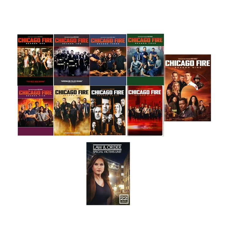 Chicago Fire Complete Series Seasons 1-9 DVD Box Set + Bonus