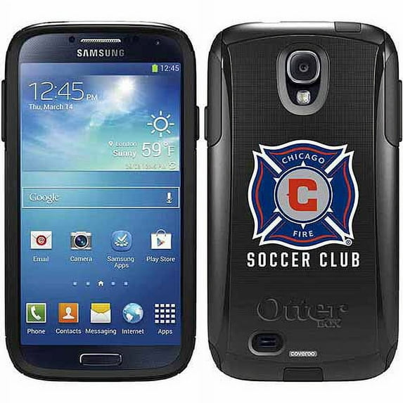 Chicago Fire Emblem Design on OtterBox Commuter Series Case for Samsung Galaxy S4