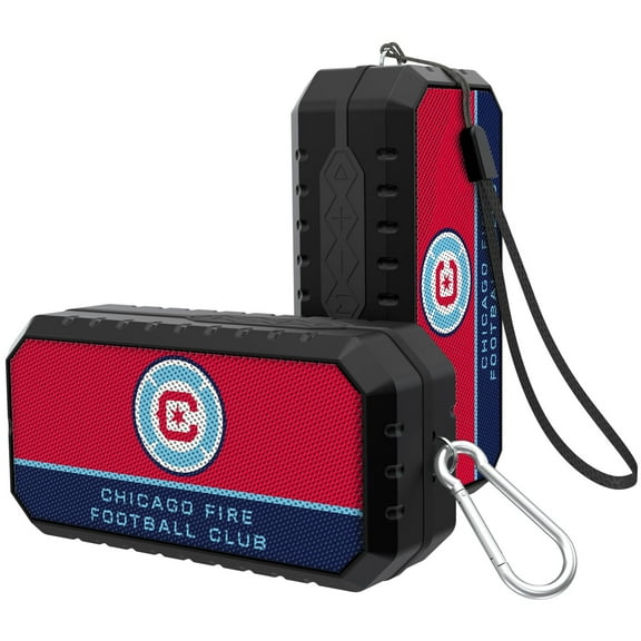 Chicago Fire Endzone Solid Design Water Resistant Bluetooth Speaker