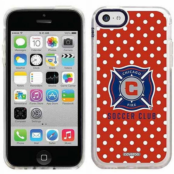 Chicago Fire Polka Dots Design on Apple iPhone 5c Gemshell Case by Speck