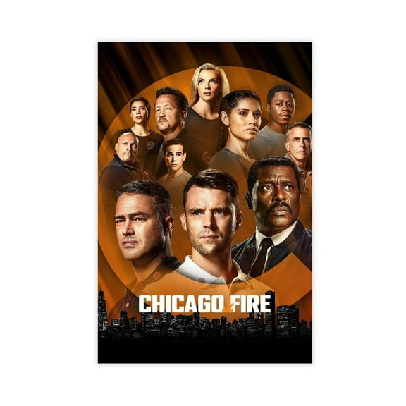 Chicago Fire Tv Series Poster Canvas Poster Bedroom Decor Landscape Office Room Decor Gift