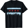 thumbnail image 1 of Chicago Flag Skyline T-Shirt, 1 of 3