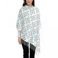 thumbnail image 1 of Chicago Flag Women's Pashmina Shawl Wraps Fringe Scarf Long Large Scarf, 1 of 7