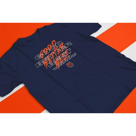 Chicago Football Good Better Best T-Shirt, Game Day Graphic Tee, Chicago Lovers Shirt, Sports Fan Gift Unisex Top