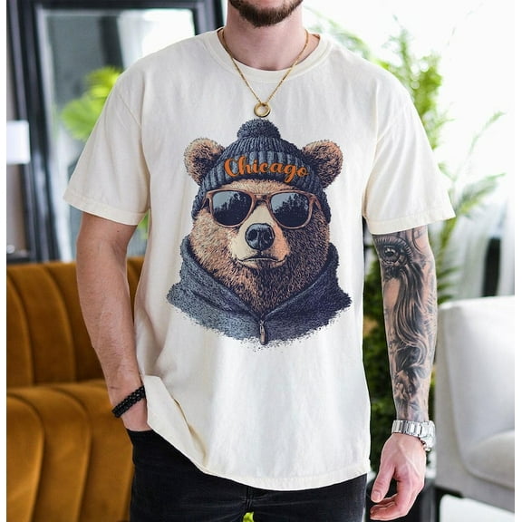 Chicago Football T-shirt, Retro Sports Fan Shirt