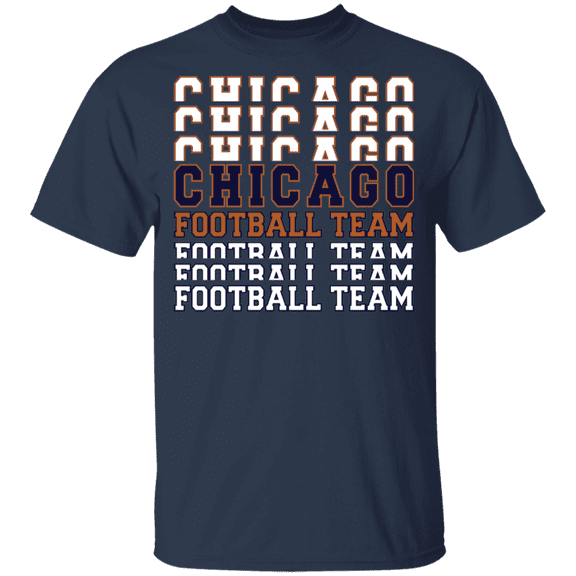 Chicago Football Team Stacked Youth T-Shirt