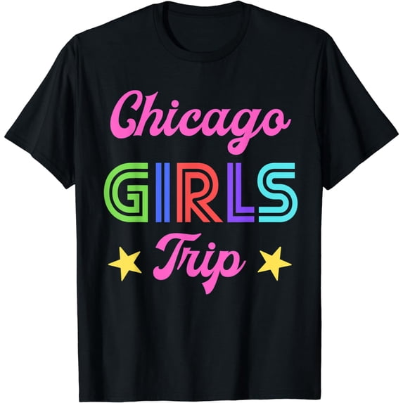 Chicago Girls Trip Matching Bachelorette Vacation Weekend T-Shirt