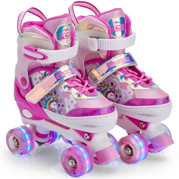 Chicago Skates Glitzy Sparkling Fashion Skate, Unicorn, Small