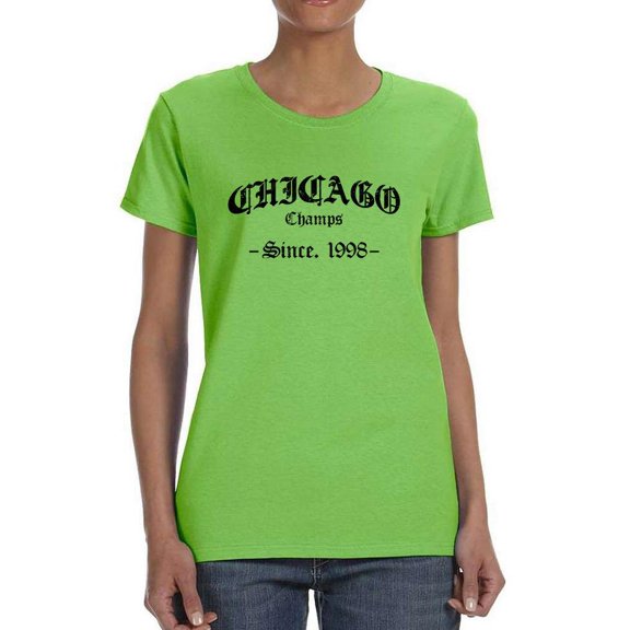 Chicago Gothic Style Banner T-Shirt Women -Image by Shutterstock, Female x-Large