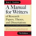 thumbnail image 1 of Pre-Owned A Manual for Writers of Research Papers, Theses, and Dissertations, Seventh Edition: Chicago Style for Students and Researchers (Hardcover) 0226823369 9780226823362, 1 of 1