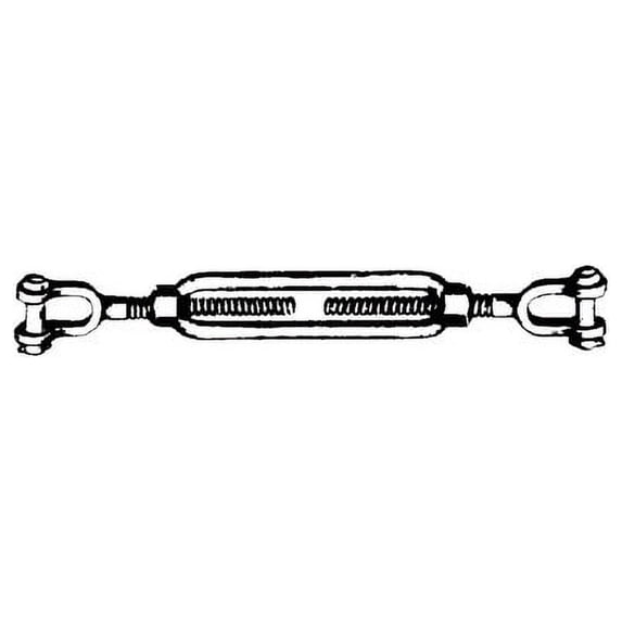 Chicago Hardware 030656; Turnbuckle J&J Galvanized 3/8In X 6I