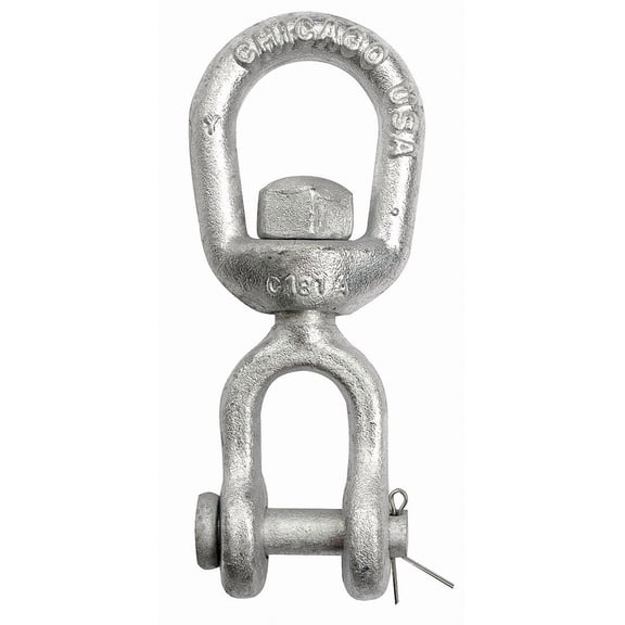 Chicago Hardware 216258; Swivel Fits Johnson Evinrude5/8 Galvanized Stainless Steel Cotter