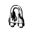 thumbnail image 1 of Chicago Hardware  231701; Wire Rope Clip Galvanized 1/4In, 1 of 2