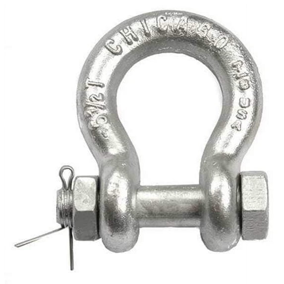 Chicago Hardware Anchor Shackle,Galvanized,15/32 in. 20610 5