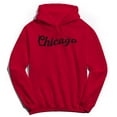thumbnail image 1 of Chicago Humor Graphic Red Men's Crewneck Sweatshirt Hoodie, 1 of 1
