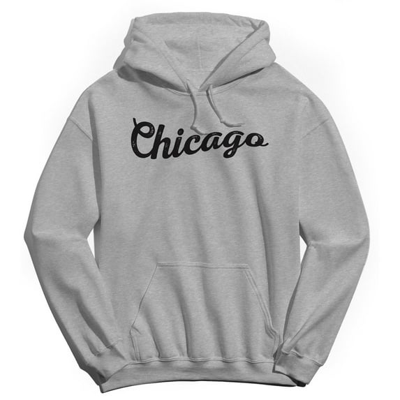 Chicago Humor Graphic Sport Grey Men's Crewneck Sweatshirt Hoodie