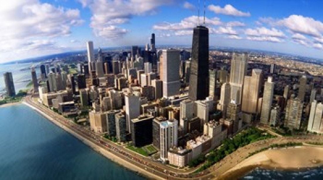 Chicago IL Canvas Art - Panoramic Images (22 x 12)