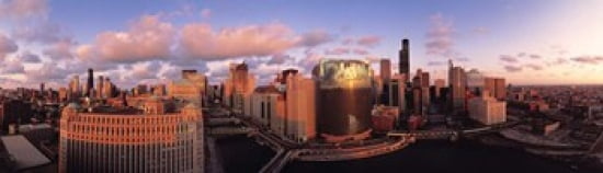 Chicago IL Canvas Art - Panoramic Images (40 x 12)