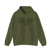 Chicago Illinois IL Hoodie Gifts Hooded Sweatshirt Pullover