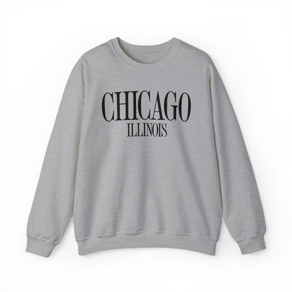 Chicago Illinois IL Sweatshirt, Gifts, Crewneck