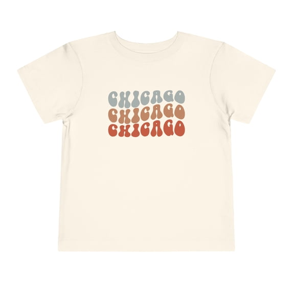 Chicago Illinois Moving Away Retro Toddler Shirt Gifts Boy Girl Size 2T-5T