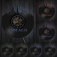 thumbnail image 1 of Chicago Illinois Skyline Wall Clock Chicago City Vinyl Record Clock USA Skyline Vinyl Record Wall Art Tourism Minimalist Gift, 1 of 8