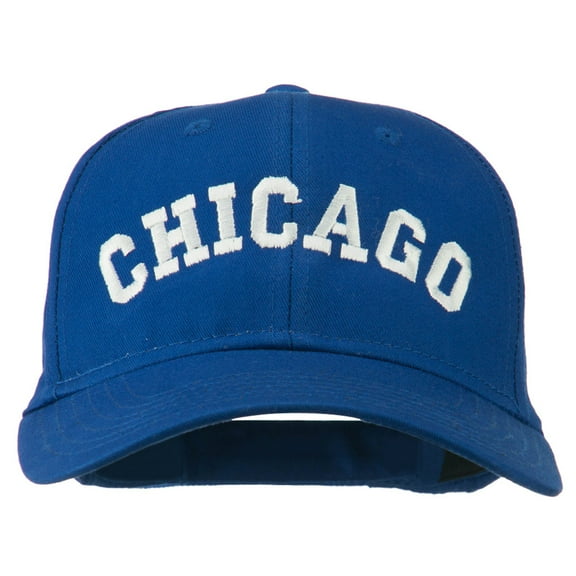 Chicago Illinois State Embroidered Cotton Cap - Royal OSFM