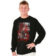 thumbnail image 1 of Chicago Illinois Teddy Bear Graffiti Long Sleeve TShirt Men Women Brisco Brands S, 1 of 5