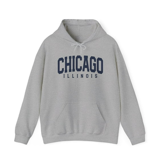 Chicago Illinois Trip Moving Vacation Hoodie, Gifts, Hooded Sweatshirt