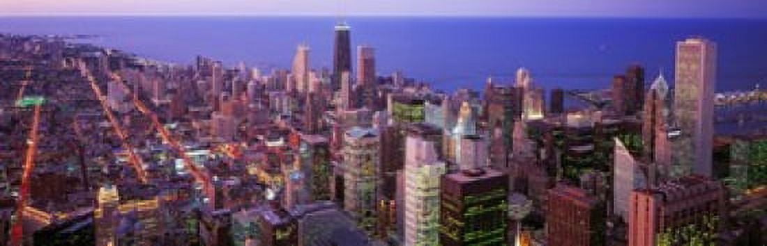 Chicago Illinois USA Canvas Art - Panoramic Images (18 x 6)