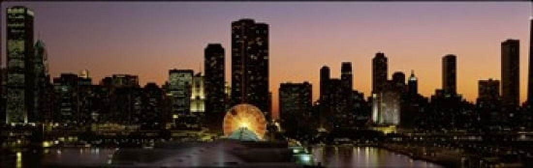 Chicago Illinois USA Canvas Art - Panoramic Images (18 x 6)