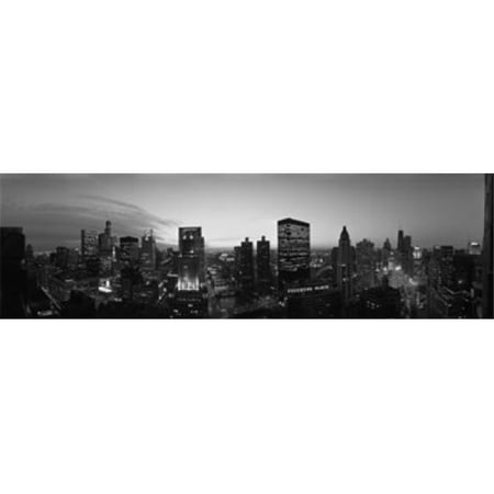 Chicago Illinois USA Poster Print by - 36 x 12