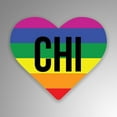 thumbnail image 1 of Chicago LGBT Pride State 2-Pack Decal Sticker 3.25 Inches UV Resistant Laminate | PD876, 1 of 1