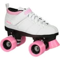 thumbnail image 1 of Chicago Ladies Bullet Speed Skates White Classic Quad Roller Skate, Size 4, 1 of 6