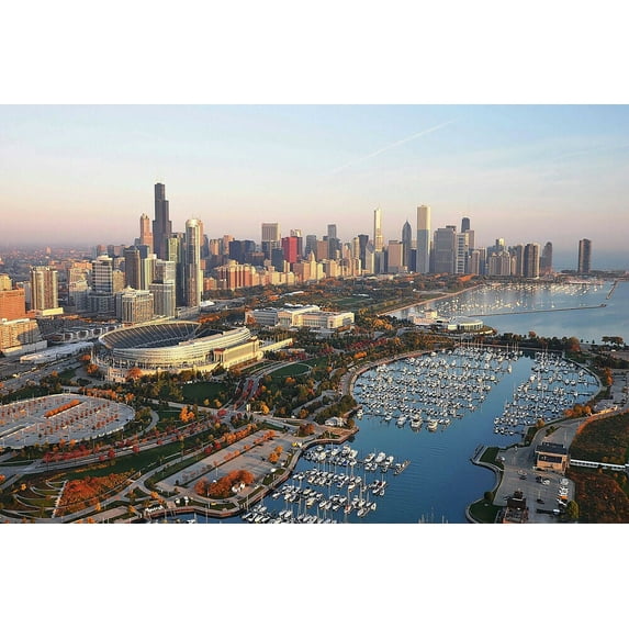 Chicago-Lakefront - CANVAS OR PRINT WALL ART