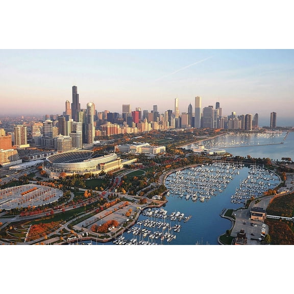 Chicago-Lakefront - CANVAS OR PRINT WALL ART