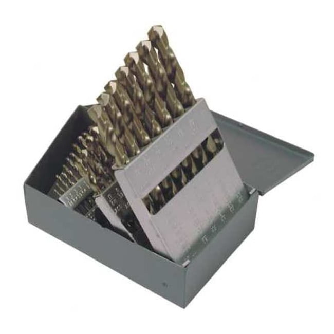 Chicago Latrobe 47796 1/16-1/2 in. Cobalt Twist Drill Bit Set 29Pc
