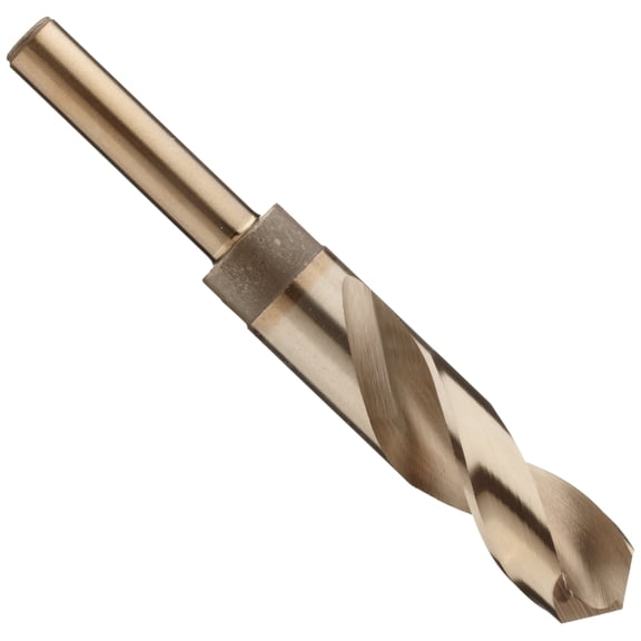 Chicago Latrobe 53452 13/16 in. x 6 in. Gold Oxide Finish Cobalt 118-Degree Split Point Reduced Shank Twist Drill Bit (1-Pack) CA3