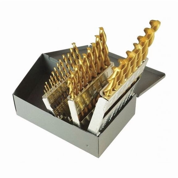 Chicago-Latrobe Jobber Drill Set,29 pc,HSS 57734