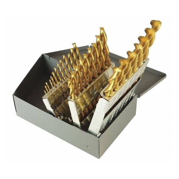 Chicago-Latrobe Jobber Drill Set,29 pc,HSS 57734
