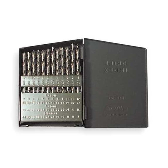 60PC 118 Degree General Purpose Jobber Lengh Drill Set 150D Bright HSS No 1-No 60
