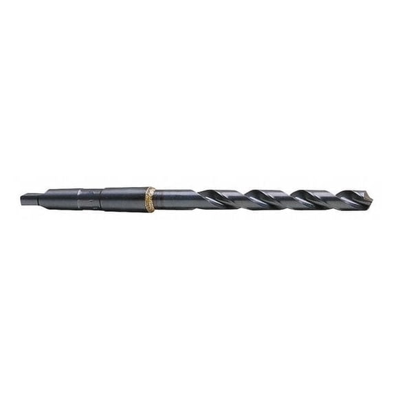 Chicago-Latrobe Taper Shank Drill,43/64,#2MT,Black Oxide 53143
