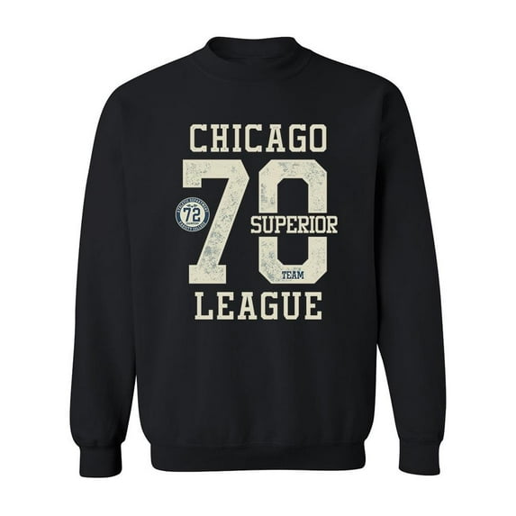 Chicago League Vintage Design Sweatshirt Men -Image by Shutterstock, Male Large