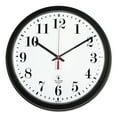 thumbnail image 1 of Chicago Lighthouse 67700002 13.75 in. Overall Diameter 1 AA Black Quartz Contract Clock - Black Case, 1 of 8